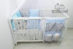 Pandy z balonikami - zestaw premium do łóżeczka niemowlęcego od Smyklove