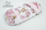 Różowy śpiworek niemowlęcy nieprzemakalny - Smyklove