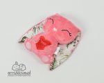 Różowa maskotka króliczek z haftem - Smyklove